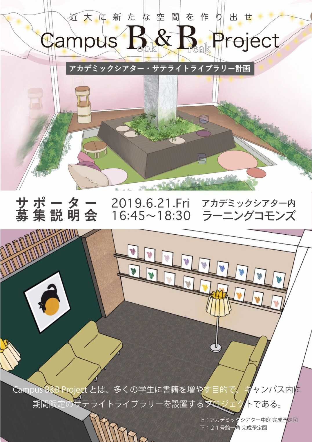 Campus B＆B Projectサポーター募集説明会｜近畿大学アカデミックシアター